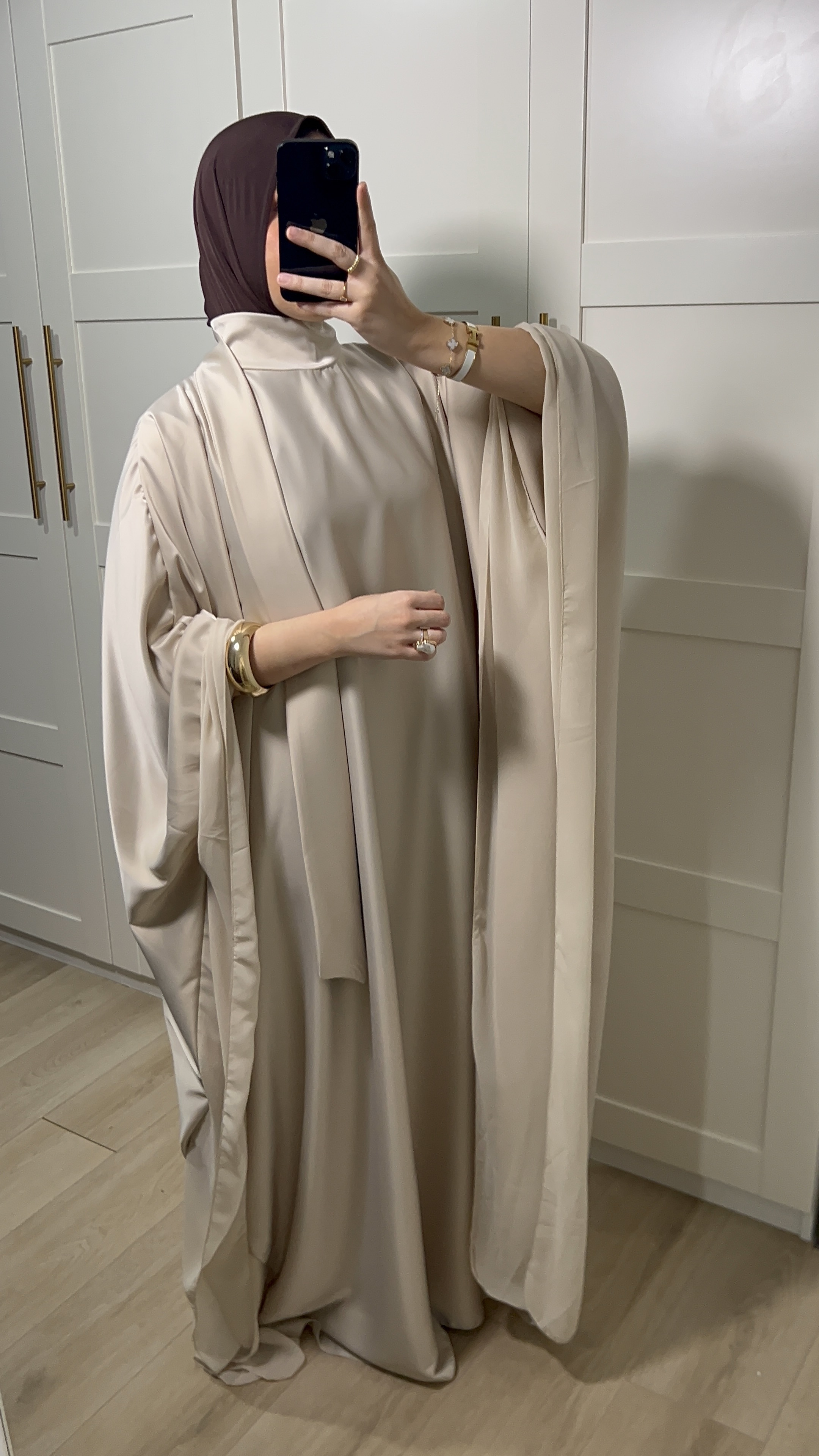 ABAYA JENNAH BEIGE édition Limité