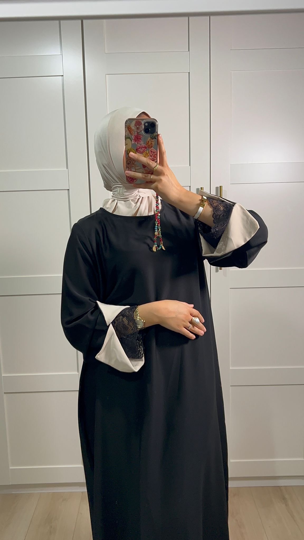 ABAYA SANA BEIGE Édition limitée