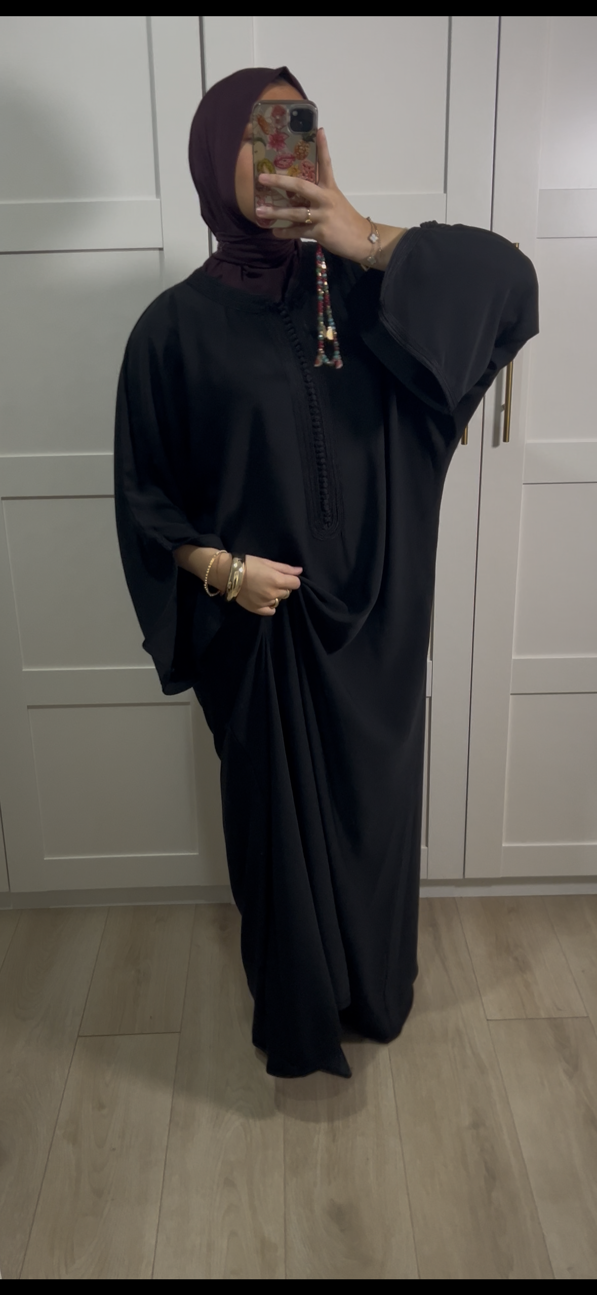 ABAYA BELDI NOIR Édition Limitée